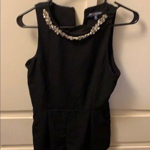 Black dressy romper